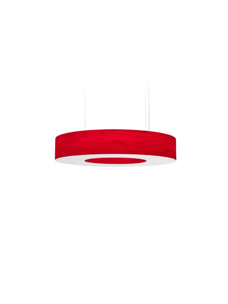LZF Lamps Saturnia SP runde Pendelleuchte Holzfurnier DesignOrt