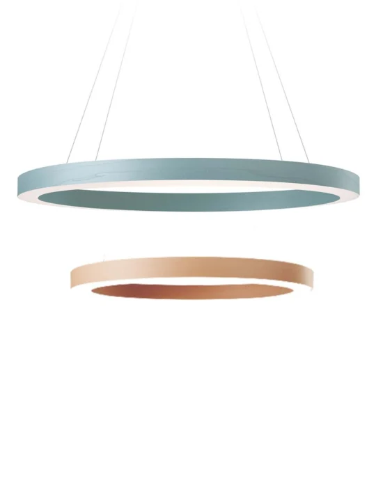 LZF Oh! Line Pendelleuchte aus Holzfurnier Handarbeit