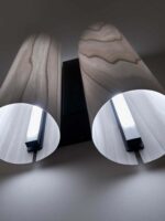 DeisgnOrt Onlineshop Furnier Holz Leuchte LZF Detail Verarbeitung LED Licht