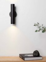 Lineare Wandleuchte Zylinder Uplight Downlight Roest von Graypants