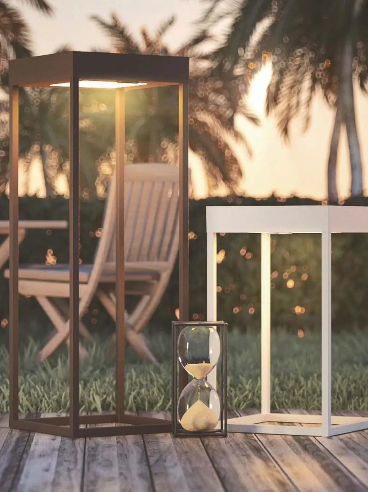 Aufladbare Leuchte Lucerna von LOOM Design Lampe im Garten