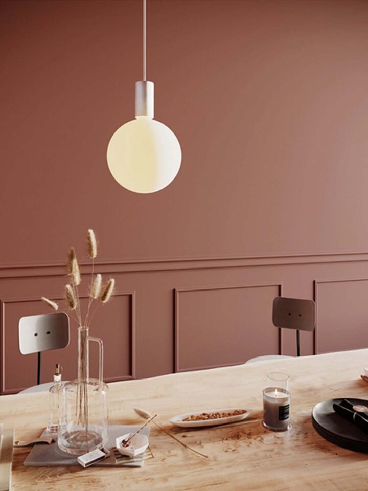 Pendel Alumina mit mundgeblasener Glühbirne TALA Lampen und Leuchtmittel LED