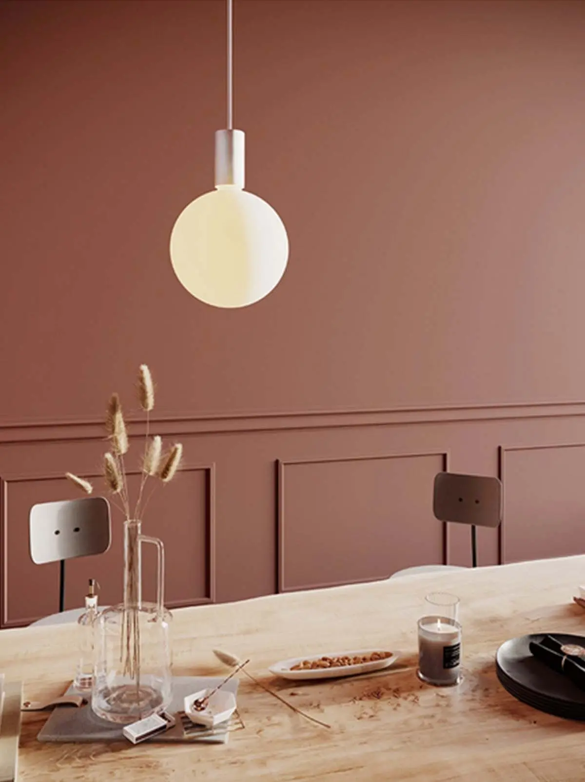 Kleine Designerlampen - Pendel Alumina mit mundgeblasener Glühbirne TALA Lampen und Leuchtmittel LED