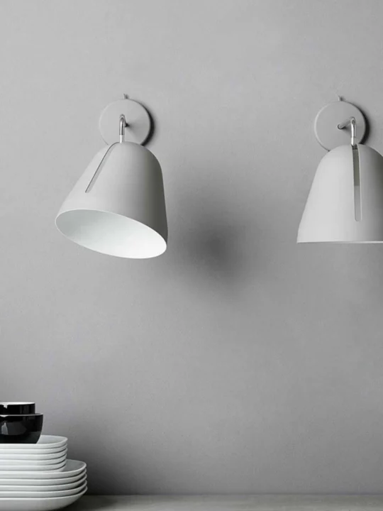 Wandleuchte mit oder ohne Kabel mit beweglichem Lampenschirm Tilt Wall NYTA