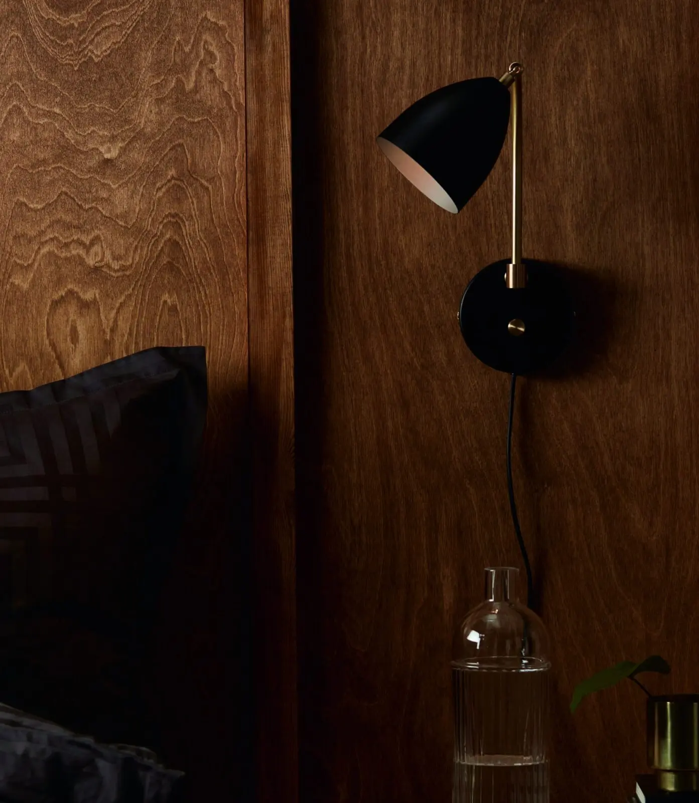 skandinavische Wandlampe Schweden Belid Deluxe Beleuchtung Bett