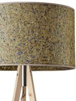 Ligno LeuchtNatur Detail Lampenschirm aus Heu und Blüten
