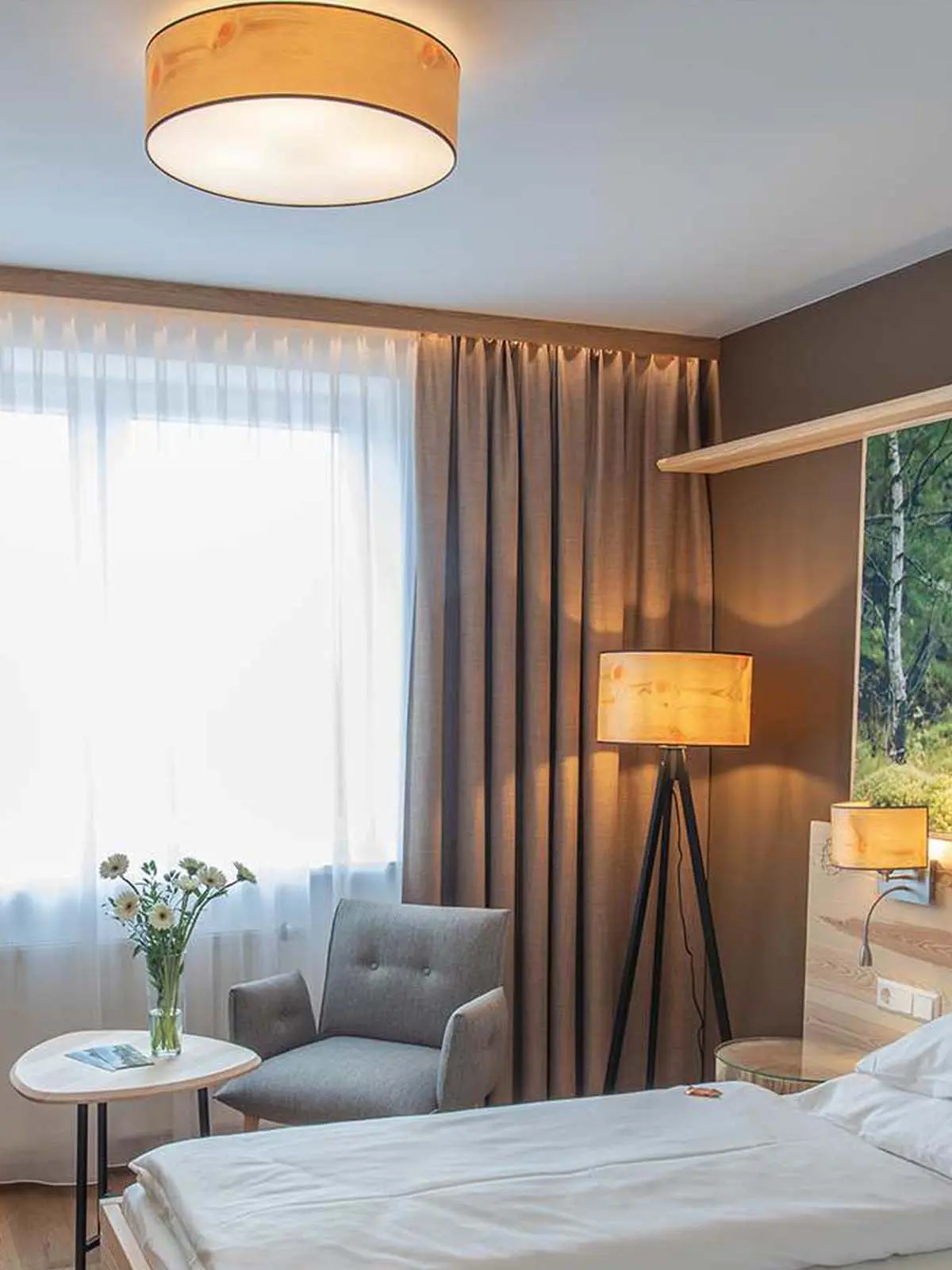 DesignOrt Lampenblog: Designerleuchten für die Ferienwohnung Discus Deckenlampen von LeuchtNatur nachhaltige Leuchten