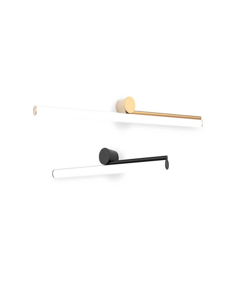 Marset Ambrosia Wandlampe Gold Schwarz DesignOrt exklusive Wandlampe dimmbar Ambrosia A Wall Light Marset Designerleuchte