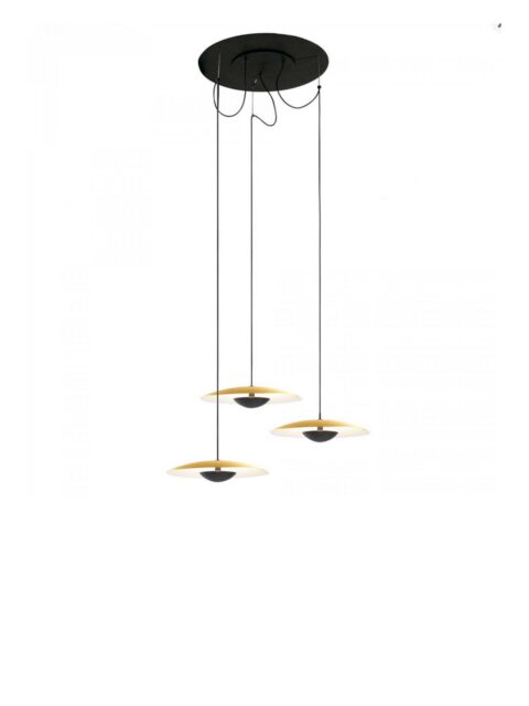 Marset Ginger 20 x 3 Cluster Leuchte drei Lampen