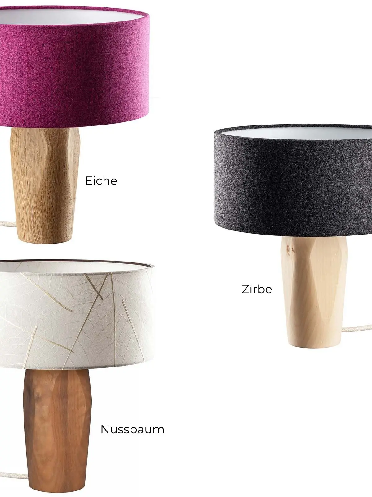 DesignOrt Onlineshop nachhaltige Designerlampen und LEuchten Pura Lampe