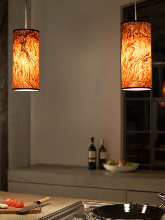 handgemachte Holzleuchten für warmes Licht Nux Lampen von LeuchtNatur