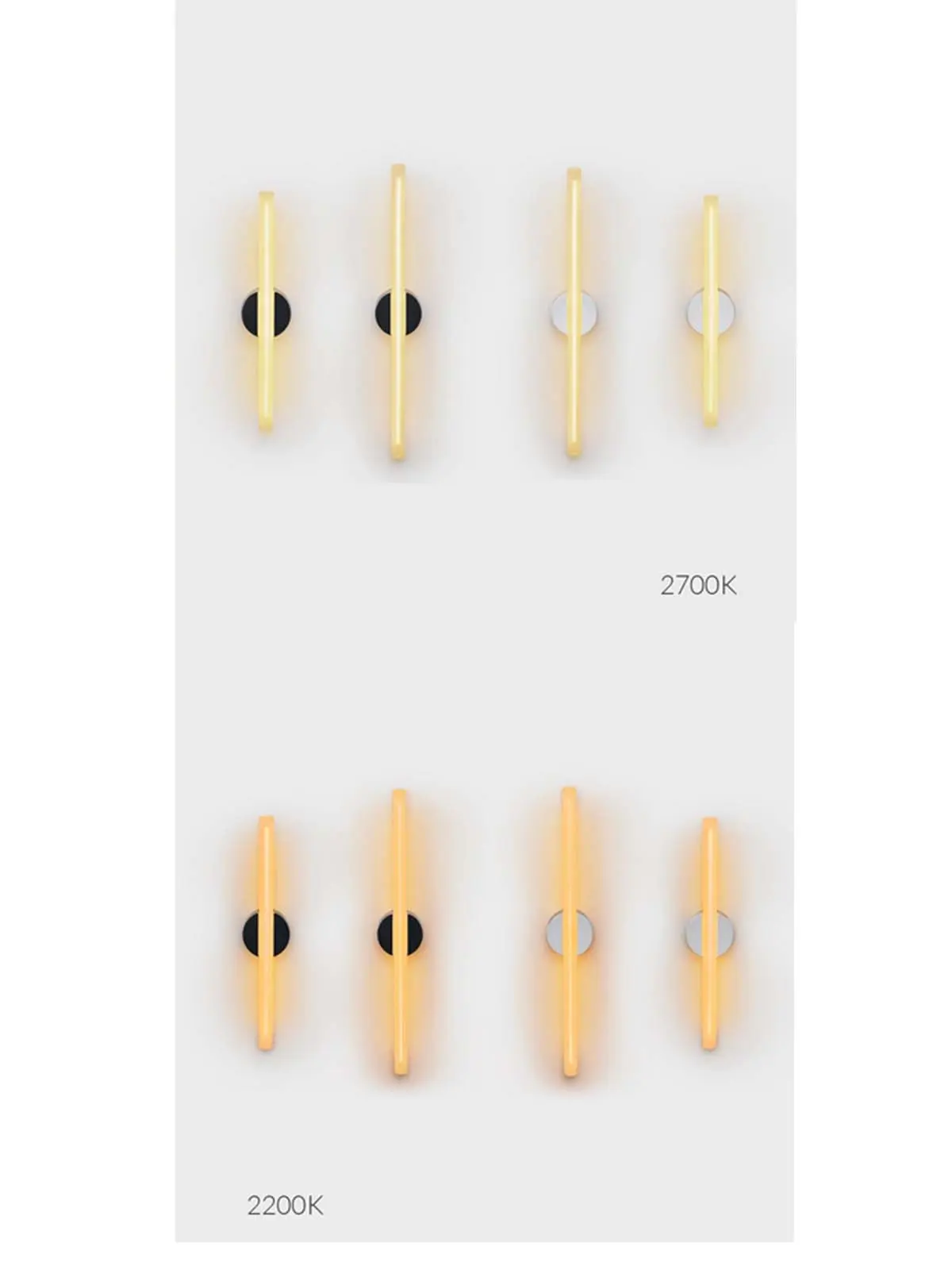 lange Glaslampe für Badezimmer Spiegel Leucht Röhre