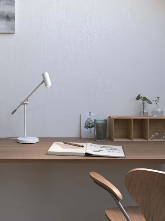 weiße Tischleuchte online kaufen DesignOrt Onlineshop Lampen Berlin Belid Cato Table