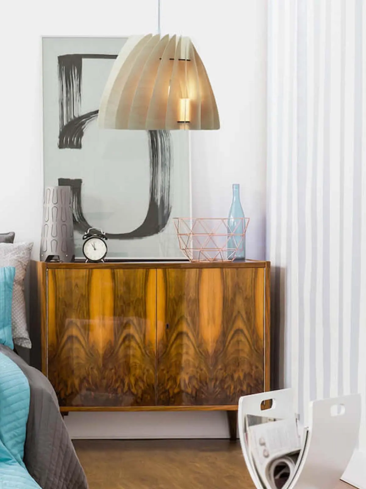 nachhaltige Designerleuchte aus Holz Etna Woolights DesignOrt