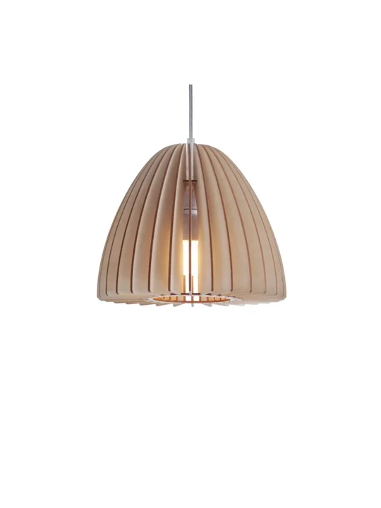 Holzlampe mit Lamellen Woolights Nika Lampe online kaufen DesignOrt Onlineshop