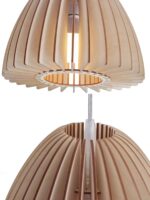 Lampenschirm Holz Nika von Woolights Detail