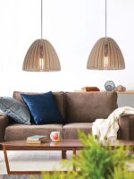 nachhaltige Pendelleuchte Birkenholz Nika Von Woolights Onlineshop DesignOrt Beleuchtung