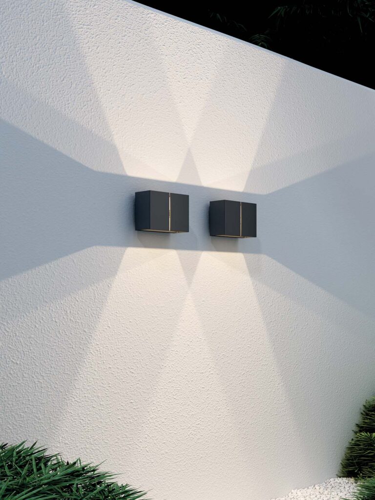 Außenwandleuchte LOOM Design Ask Uplight Downlight