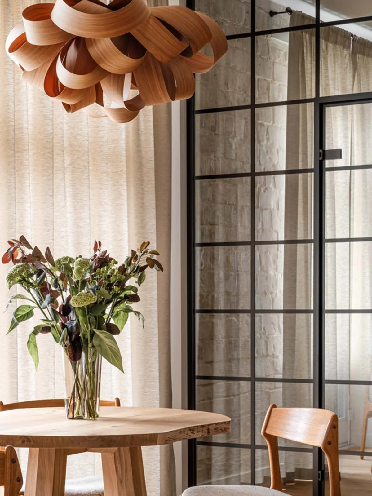 Trends: Spiegel und Handarbeit: LZF Lampe Agatha Groß Pendelleuchte Holzfurnier online kaufen DesignOrt Onlineshop