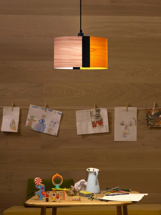 Furnierholzlampe LZF Lamps Sushi Pendelleuchte Beleuchtung Kinderzimmer DesignOrt