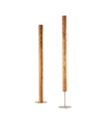 Stehleuchte Olivesche Maser Holzleuchte