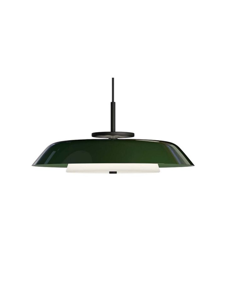 skandinavische Pendelleuchte in Grün Belid Horisont Pendant Forest Green DesignOrt