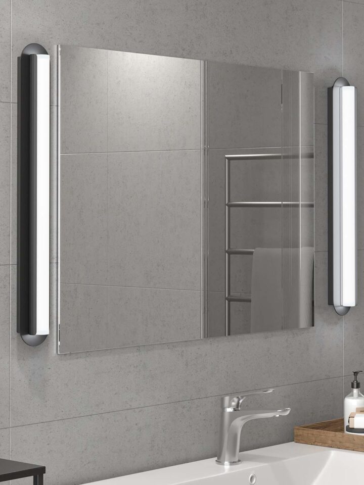 lange Lampe für Badezimmer Wandleuchte Ip44 Belid Royale