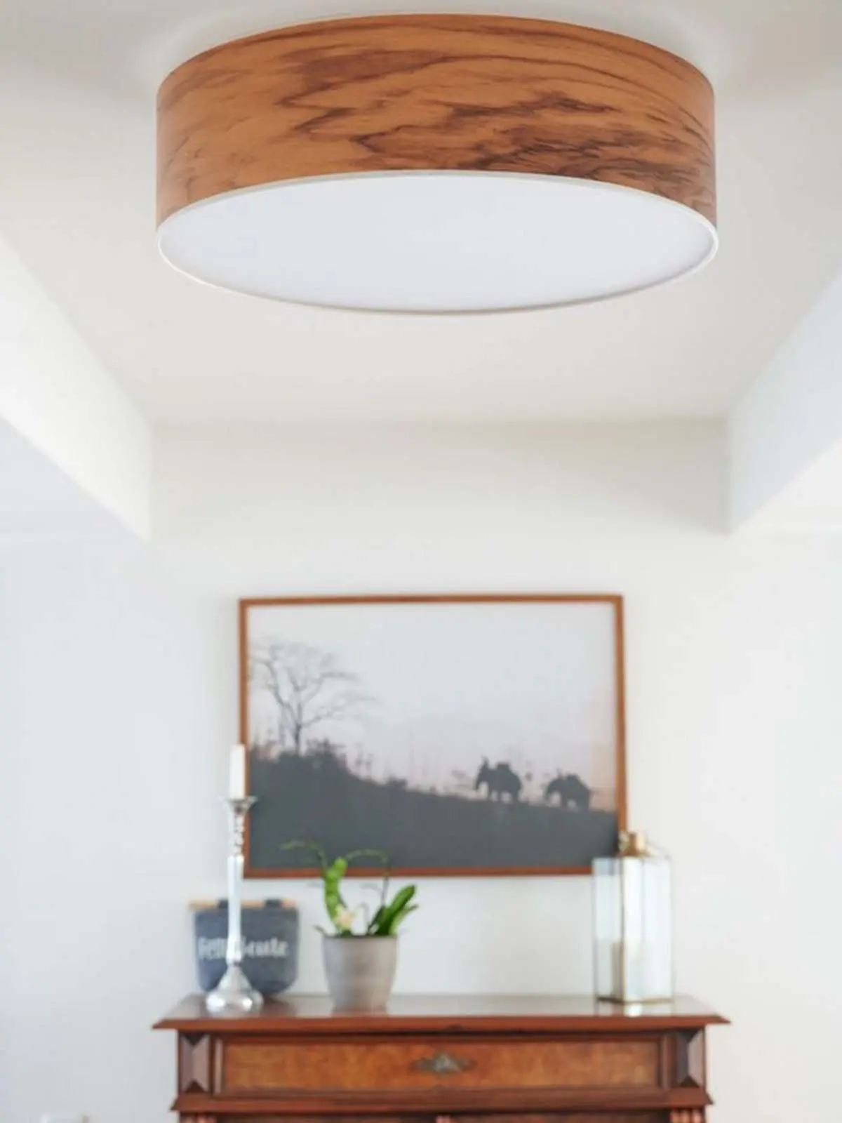 runde Deckenleuchte aus Holz LeuchtNatur Discus online kaufen DesignOrt