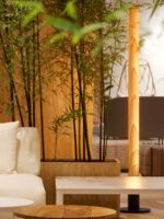 Lichtsäule Holz online kaufen DesignOrt Onlineshop Estela Floor Stehleuchte