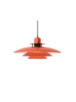 orangene retro Küchenleuchte Primus Orange von Belid Lampe DesignOrt
