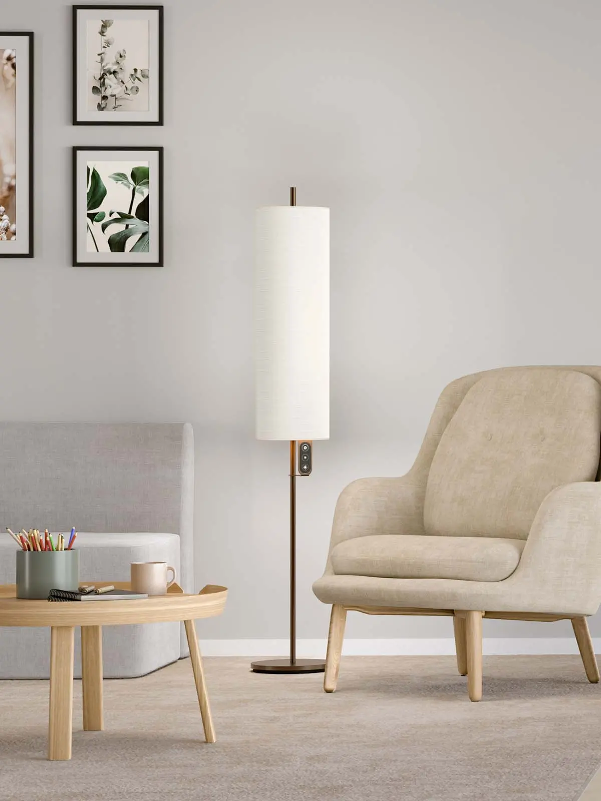 Neue Leuchtenkollektion von Belid: RoomMate Tageslichtleuchten mit Textilschirm DesignOrt Lampenblog Onlineshop Beleuchtung