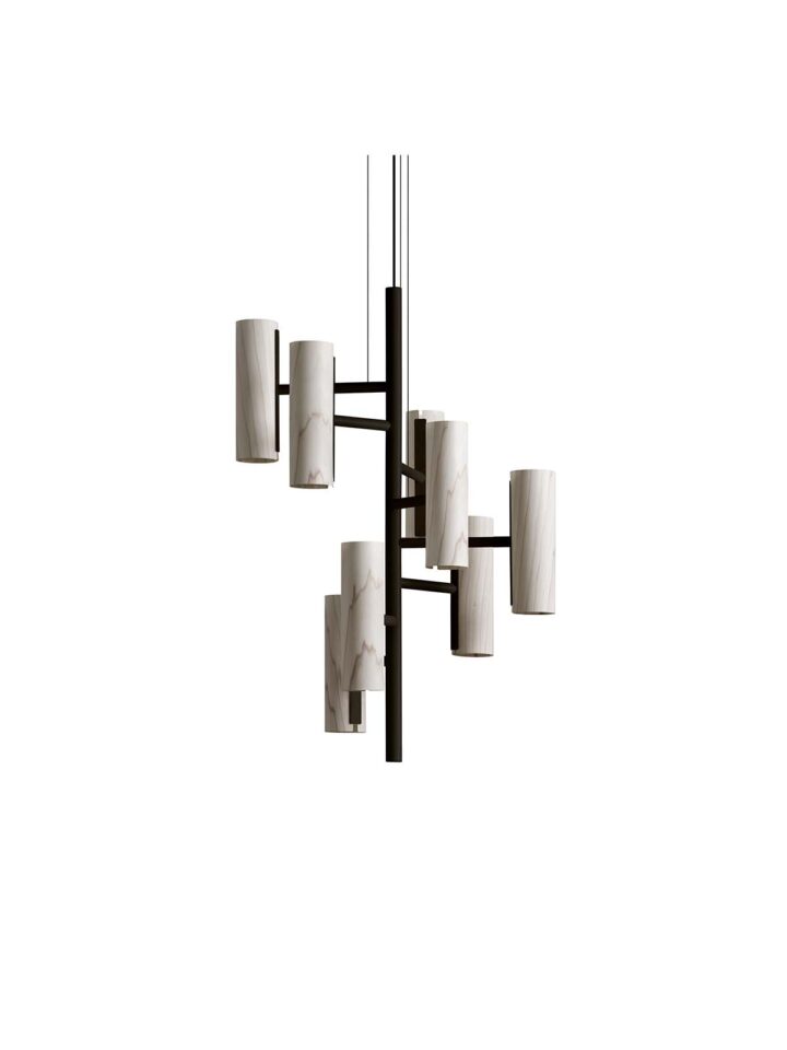 LZF Lampe Black Note Chandelier Kronleuchter mehrflammig DesignOrt