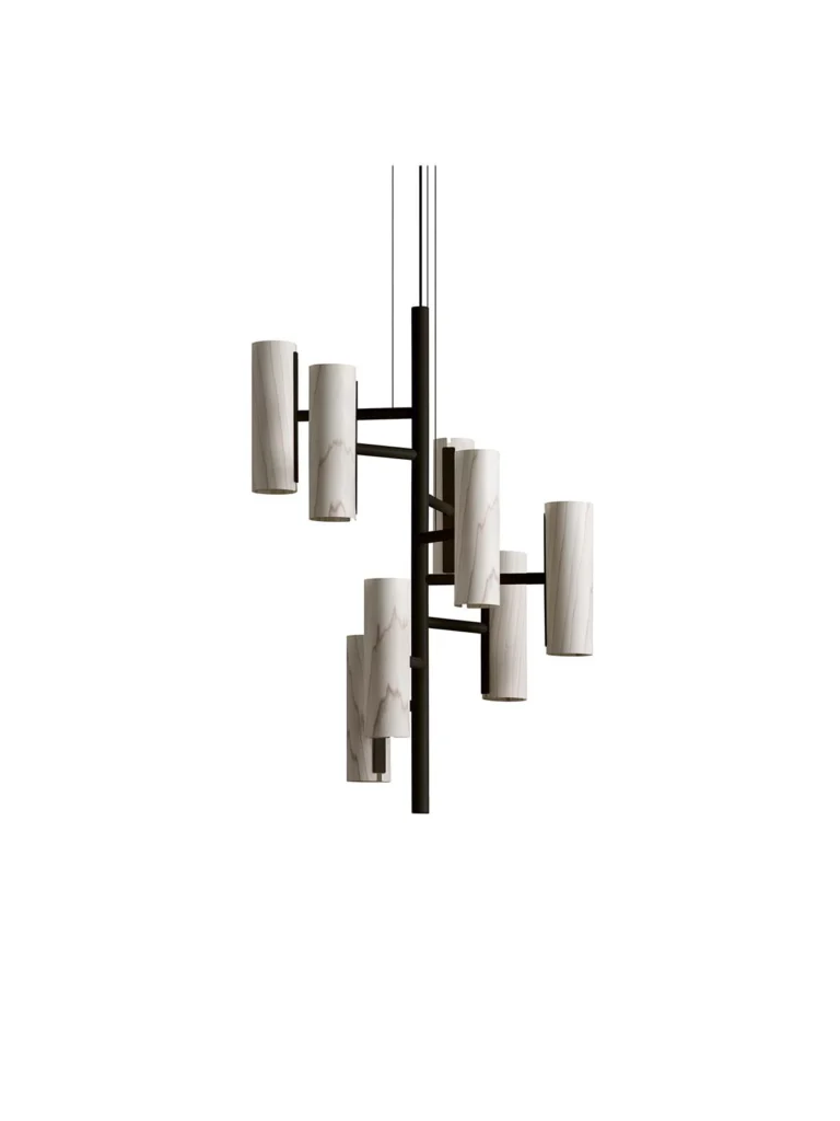 LZF Lampe Black Note Chandelier Kronleuchter mehrflammig DesignOrt