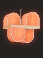 Holzleuchte in Rose LZF Lampe online kaufen