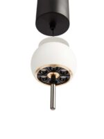 Lampe Weiss ausgefallene LED Leuchte LOOM Design Parachute Hängelampe vertellbare Höhe bei DesignOrt
