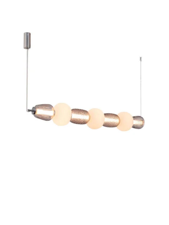 LOOM Design Pearl 7 waagerechte Leuchte Glas DesignOrt Onlineshop Lampen Berlin