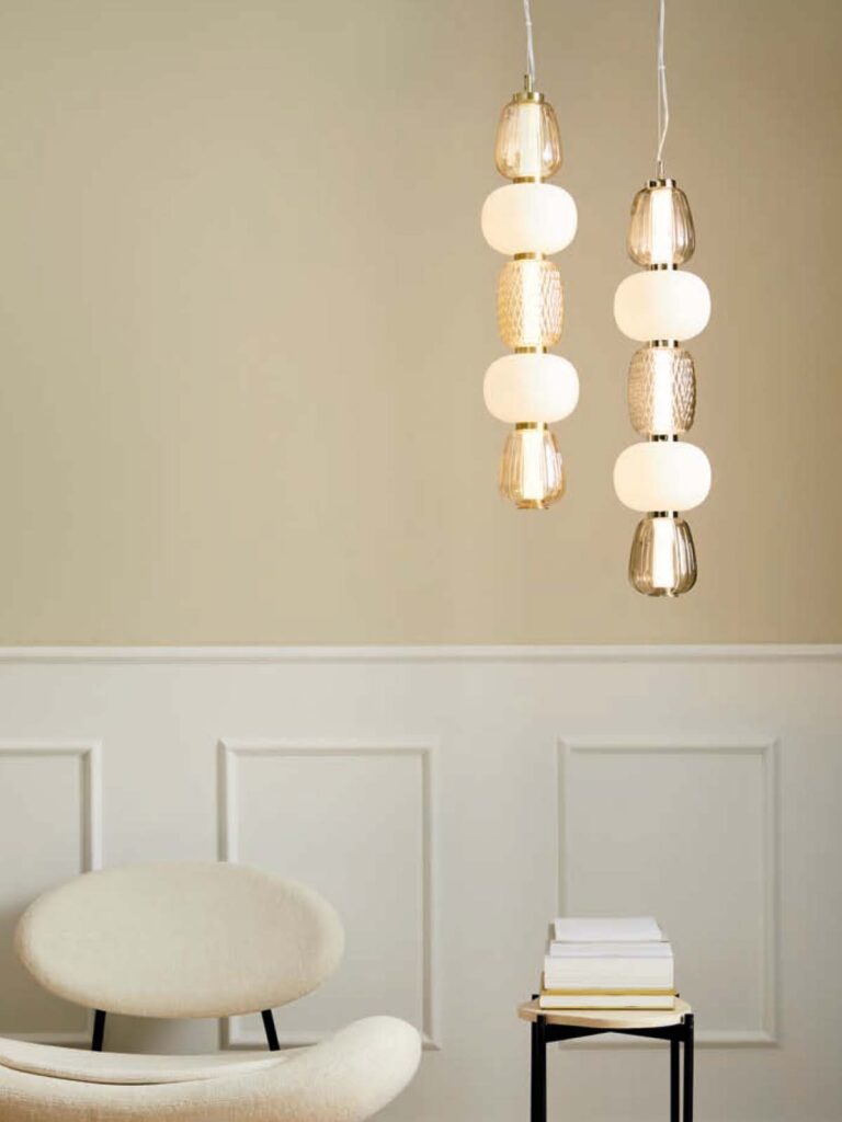 ausgefallene Beleuchtung: Glasleuchten von LOOM Design Pearl 5 Pendant Onlineshop DesignOrt