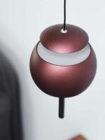 Lampe Coffee Brown LED Parachute Pendant LOOM Design skandinavisch Lampe