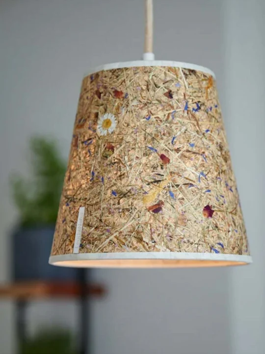 konische Hängelampe aus Almheufurnier Konus von LeuchtNatur online kaufen bei DesignOrt