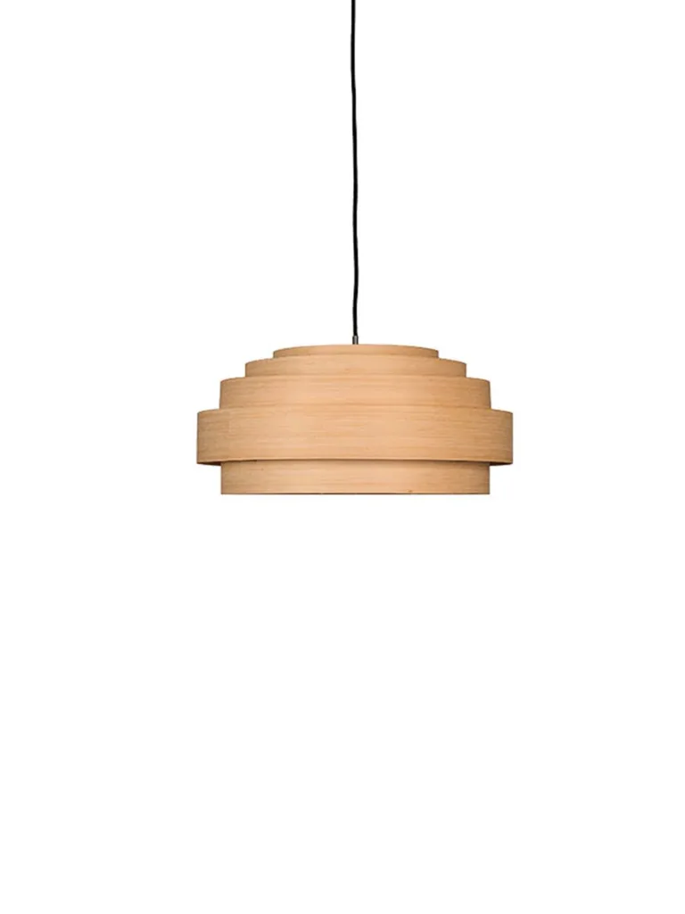 Holzleuchte Ay illuminate Thin Wood Medium Pendelleuchte