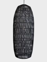 Ay illuminate Pickle Rattan Lampe Schwarz DesignOrt