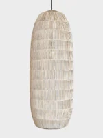 Pickle Large Natural Lampe Rattan Ay illuminate Lampe