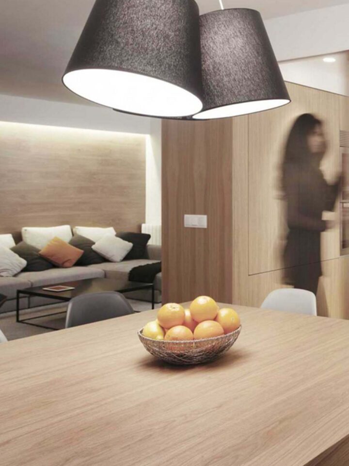 dreiflammige Esstischlampe BigCluster von frauMaier über Küchentisch DesignOrt Onlineshop Lampen