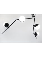 GRUPA Baluna Kronleuchter 6-flammig in modernem Interieur