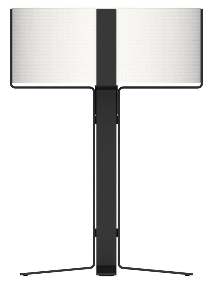 GRUPA Okolo Tischleuchte in Schwarz, minimalistisches Design