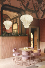 LZF Arabesco Suspension Holzfurnier Leuchte maurisches Design Bodo Sperlein Wohnraum