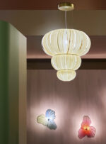 LZF Arabesco Hängeleuchte Naturweiß Gold LZF Lamps Valencia Ambiente