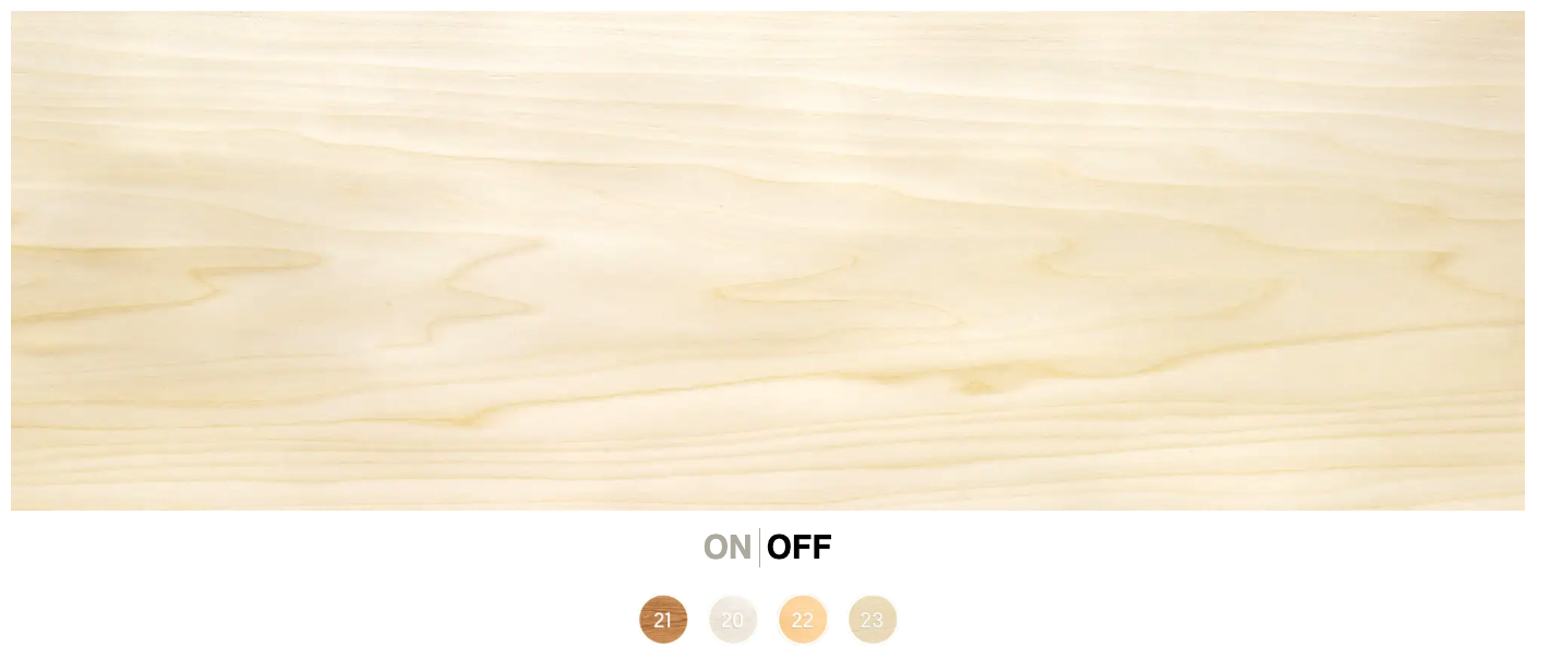 LZF Holzfurnier CHW 23 Naturweiß
