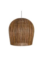 Rattan bulb Hängelampe
